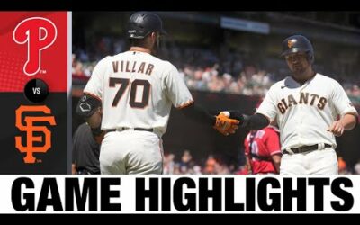 Phillies vs. Giants Game Highlights (9/4/22) | MLB Highlights