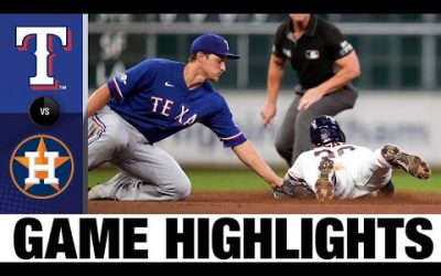 Rangers vs. Astros Game Highlights (9/06/22) | MLB Highlights