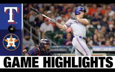 Rangers vs. Astros Game Highlights (9/5/22) | MLB Highlights