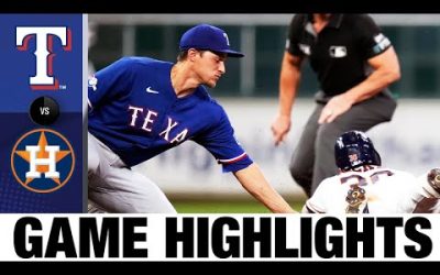 Rangers vs. Astros Game Highlights (9/7/22) | MLB Highlights