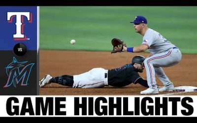 Rangers vs. Marlins Game 1 Highlights (9/12/22) | MLB Highlights