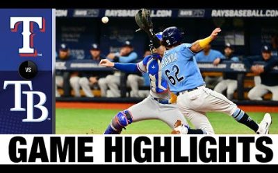 Rangers vs. Rays Game Highlights (9/17/22) | MLB Highlights