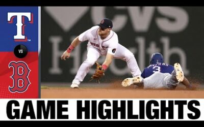 Rangers vs. Red Sox Game Highlights | MLB Highlights