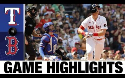 Rangers vs. Red Sox Highlights (9/4/22) | MLB Highlights