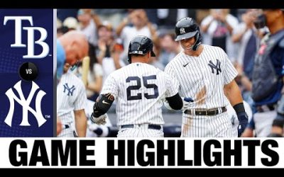 Rays vs. Yankees Game Highlights (9/11/22) | MLB Highlights