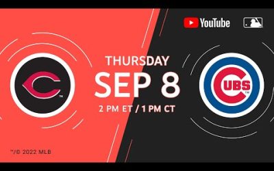 Reds at Cubs | MLB Game of the Week Live on YouTube