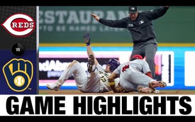 Reds vs. Brewers Game Highlights (9/10/22) | MLB Highlights