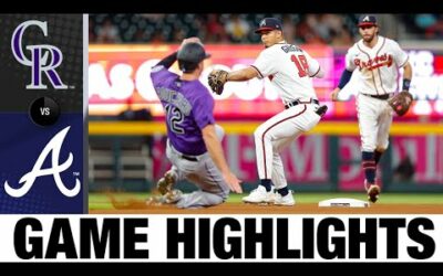 Rockies vs. Braves Game Highlights (9/1/22) | MLB Highlights