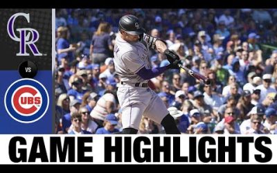 Rockies vs. Cubs Game Highlights (9/18/22) | MLB Highlights