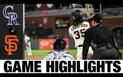 Rockies vs. Giants Game Highlights (9/28/22) | MLB Highlights