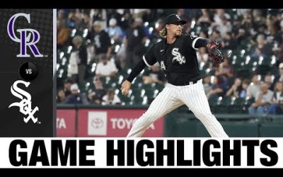 Rockies vs. White Sox Game Highlights (9/13/22) | MLB Highlights