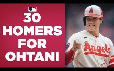 Shohei Ohtani reaches 30!! Angels star hits 30-homer mark for 2022 (All Ohtani HRs)