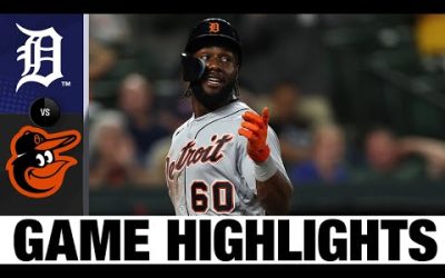 Tigers vs. Orioles Game Highlights (9/19/22) | MLB Highlights