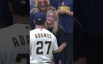 What an awesome moment between Willy Adames and this fan 🤗🤗