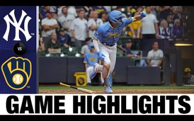 Yankees vs. Brewers Game Highlights (9/17/22) | MLB Highlights