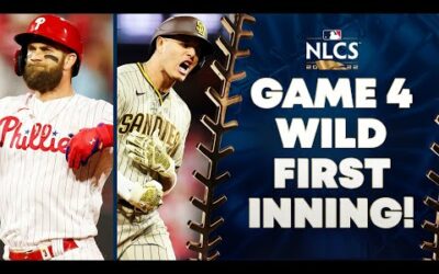 7 RUNS! What a Wild First Inning Between Padres and Phillies in Game 4