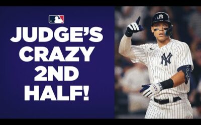 Aaron Judge’s INSANE 2nd half!! (Chase for 62 and Triple Crown, .354 average, 1.286 OPS)