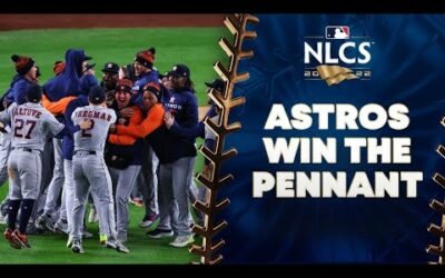 Astros win the pennant! The Astros sweep the Yankees to remain undefeated in the postseason!