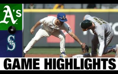 Athletics vs. Mariners Game Highlights (10/2/22) | MLB Highlights