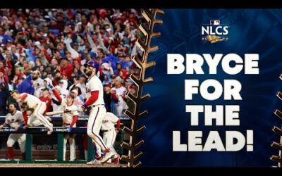 BRYCE HARPER, ARE YOU SERIOUS?! A go-ahead 2-run homer as the Phillies inch closer to World Series!