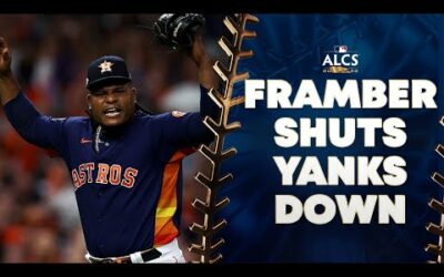 Framber Valdez SHUTS DOWN Yankees with no earned runs, 9 Ks in 7 innings for ALCS Game 2 win!