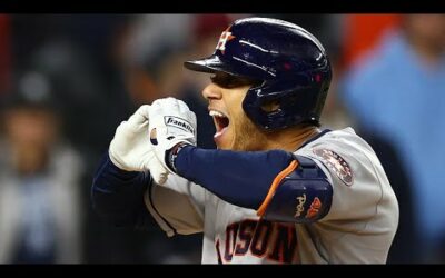 He did it AGAIN! Jeremy Peña hits ANOTHER clutch postseason homer!