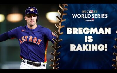 He’s RAKING!! Alex Bregman has been on fire all postseason!