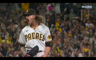 Josh Hader strikes out HEART of the Dodgers order for final outs to send Padres to NLCS!!