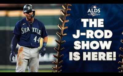 JULIOOOOO! The J-Rod Show make a Game 1 appearance as Julio Rodríguez delivers a huge double!