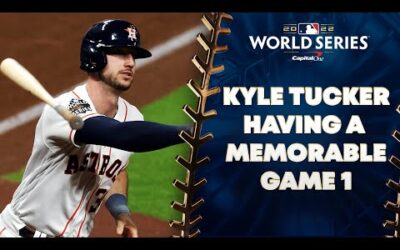 Kyle Tucker AGAIN! King Tuck crushes his 2nd HR of World Series Game 1