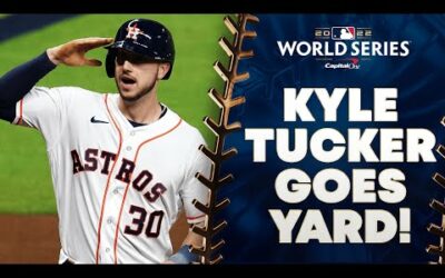 Kyle Tucker homers to give Astros early Game 1 lead!