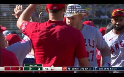 Mike Trout OBLITERATES this ball for his 350th career home run!