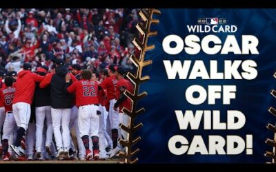 OSCAR GONZALEZ SENDS THE GUARDIANS TO THE ALDS WITH A WALK-OFF HOME RUN!!!!!