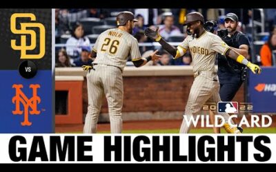 Padres vs. Mets Wild Card Game 1 Highlights (10/7/22) | MLB Postseason Highlights