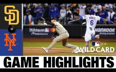 Padres vs. Mets Wild Card Game 2 Highlights (10/8/22) | MLB Postseason Highlights