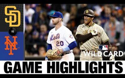 Padres vs. Mets Wild Card Game 3 Highlights (10/9/22) | MLB Postseason Highlights