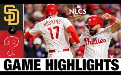 Padres vs. Phillies NLCS Game 4 Highlights (10/22/22) | MLB Highlights