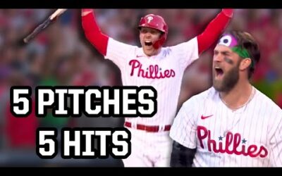 Phillies get 5 hits on 5 pitches in a row, a breakdown