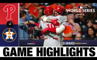 Phillies vs. Astros World Series Game 1 Highlights (10/28/22) | MLB Highlights