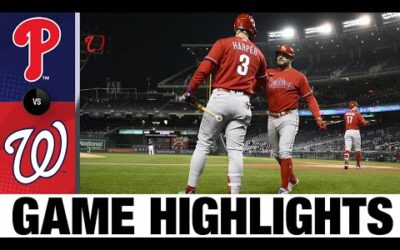 Phillies vs. Nationals Game Highlights (10/1/22) | MLB Highlights