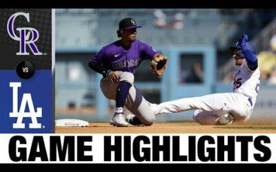 Rockies vs. Dodgers Game Highlights (10/2/22) | MLB Highlights