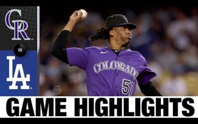 Rockies vs. Dodgers Game Highlights (10/3/22) | MLB Highlights