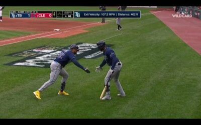 The first run and home run of the Postseason!! Jose Siri goes deep for Rays in Wild Card series