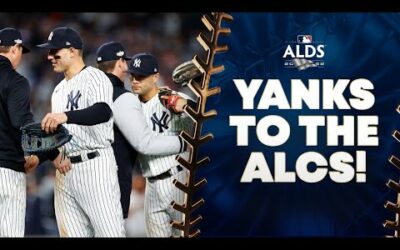 The New York Yankees advance to the ALCS!! They beat the Guardians in Game 5 of ALDS to move on!