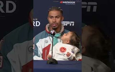 This moment with Francisco Lindor’s daughter from Wild Card was the cutest thing ever 🤗🤗