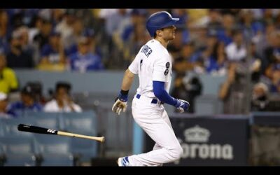 Trea Turner wastes no time getting the Dodgers on the board in NLDS Game 1!