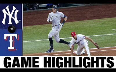 Yankees vs. Rangers Game Highlights (10/3/22) | MLB Highlights