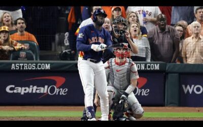 450 FOR THE LEAD!! Yordan Alvarez crushes a MASSIVE World Series homer!