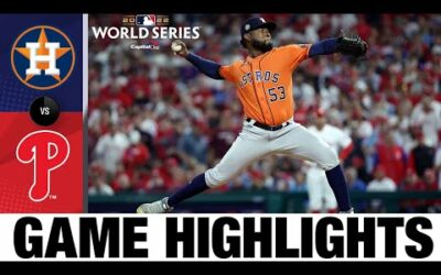 Astros vs. Phillies World Series Game 4 Highlights (11/2/22) | MLB Highlights