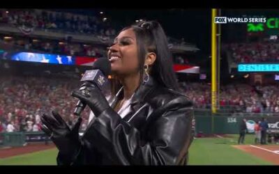 Jazmine Sullivan’s AMAZING National Anthem before World Series Game 5!!